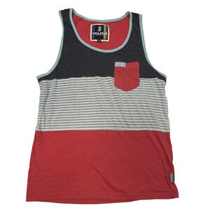 Soul Star Men's Sail Crew Muscle Vest Pocket Sleeveless Gym Tank Top Large